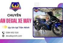 Dán decal xe máy Tân Ninh - Dịch vụ trọn gói, bền màu, giá hợp lý