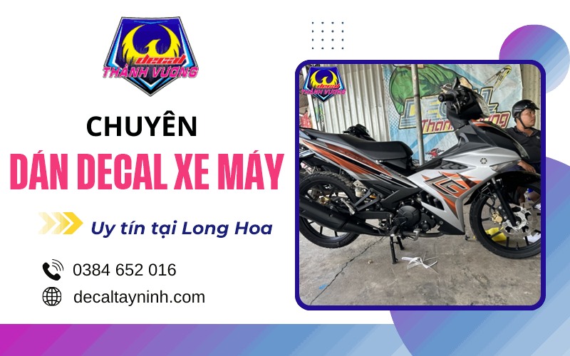 mẫu tem xe máy tại Long Hoa Tây Ninh