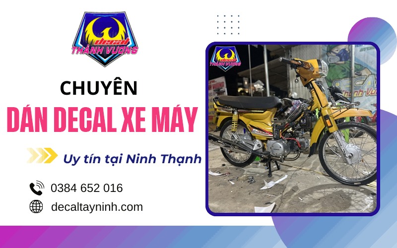 chất liệu decal xe máy Ninh Thạnh Tây Ninh