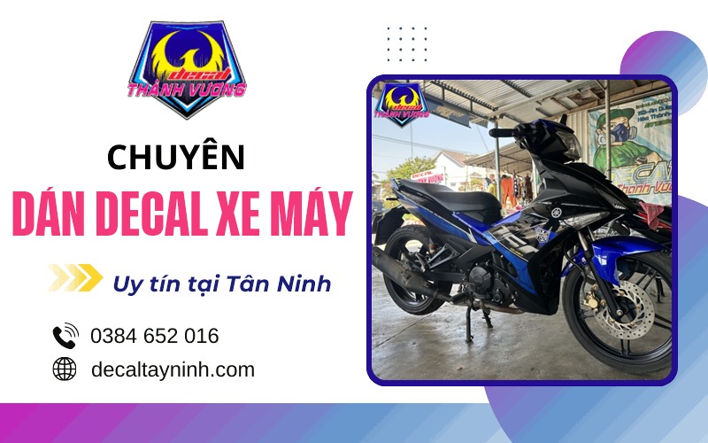 dán decal xe máy Tân Ninh